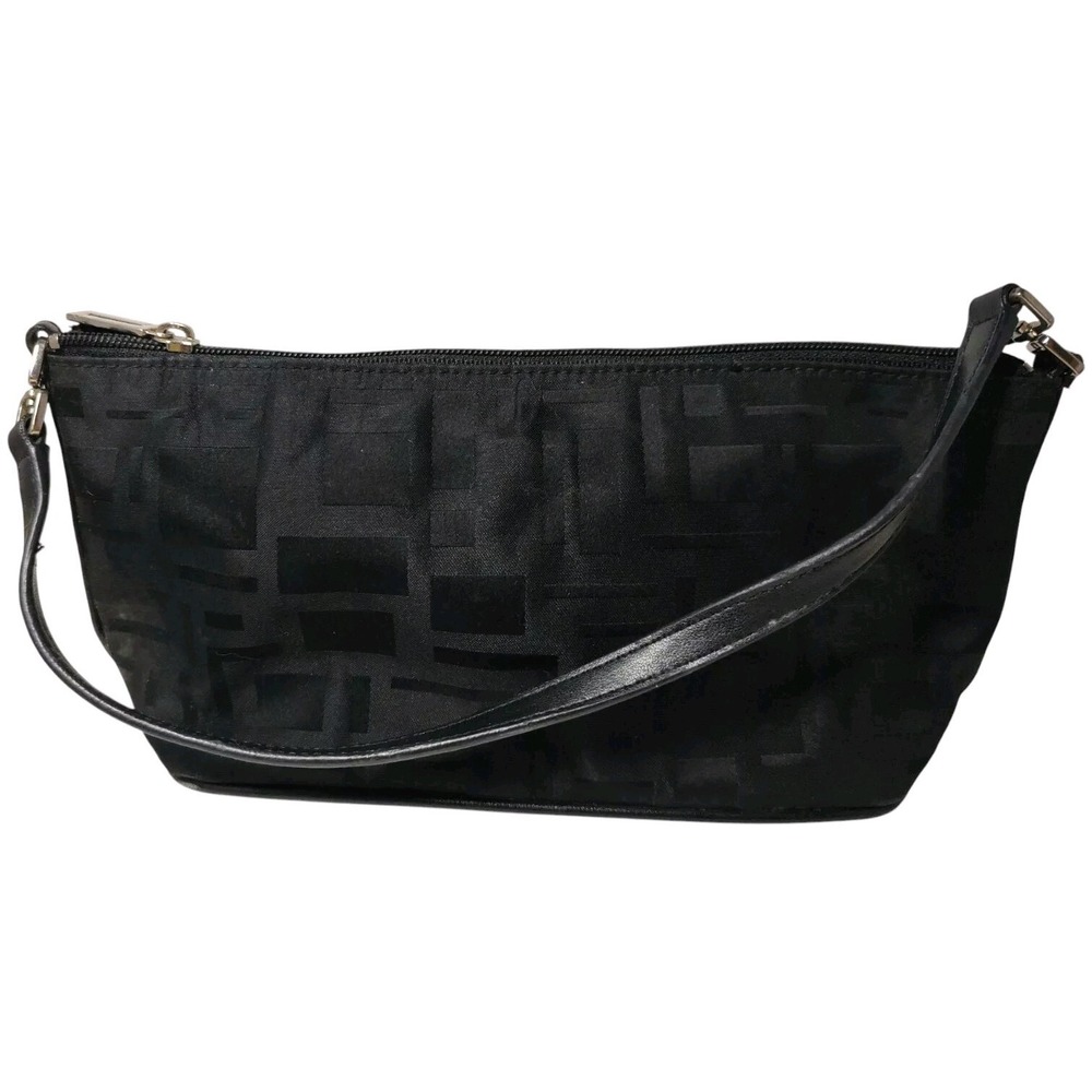 The Limited Small Black Purse Textured Silver Tone Hardware Small Bag Womens SEE